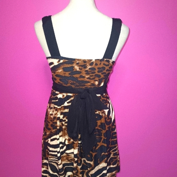 Rampage Y2K Ladies Animal Print Balloon Mini Dress (Size Medium) - Picture 5 of 11